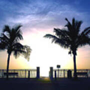 Tropical Sunrise Sescape Vero Beach Florida B1 Poster