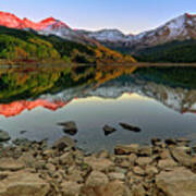 Trout Lake Reflections - Colorado - Rocky Mountains Poster