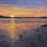 Trout Lake Sunset Ii Poster