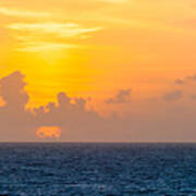 Clouds Sunset Poster