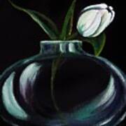 Tulip In A Vase Poster