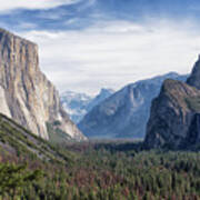 Tunnel View Of The Valley - Yosemite National Park - California Poster