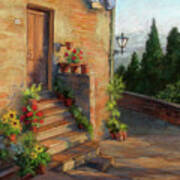 Tuscany Morning Light Poster