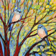 Two Bluebirds Poster