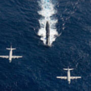 Two P-3 Orion Maritime Surveillance Poster