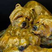 Two Pooped Sculpture By Walt Horton Poster