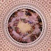 U S Capitol Dome Mural # 3 Poster