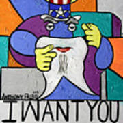Uncle Sam Tooth Poster