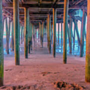 Under The Old Orchard Beach Pier Poster