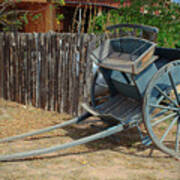 Unhitched Blue Buggy Poster