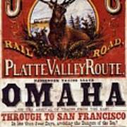 Union Pacific Rail Road - Platte Valley Route Inauguration - Vintage Advertising Poster Poster