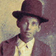 Unknown Boy In A Bowler Hat Poster