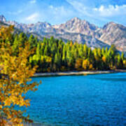 Upper Twin Lakes Fall Beauty Poster