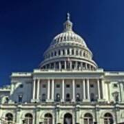 Us Capitol In The Spring Poster