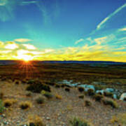 Utah Desert Sunset Poster