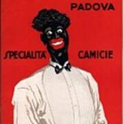V Bonaldi, Padova - Specialita Camicie - Vintage Italian Fashion Advertising Poster Poster