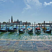 Venice Gondolas - Morning Poster