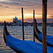 Venice Sunset St. Mark's Square Poster