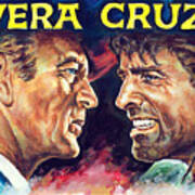 Vera Cruz Burt Lancaster Gary Cooper Poster