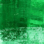 Verde-  Contemporary Abstract Art Poster
