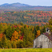 Vermont Fall Landscape Poster