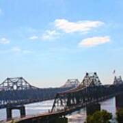 Vicksburg Mississippi Bridges Poster