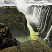 Victoria Falls Zambia And Zimbabwe Poster