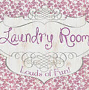 Victorian Laundry Room Poster