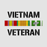 Vietnam Veteran Ribbon Bar - Two Poster
