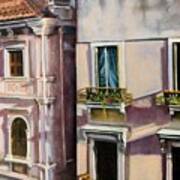 View From A Venetian Window Poster