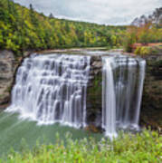 View Of Letchworth Middle Falls Poster