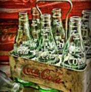 Vintage Coke Six Pack Carrier Poster