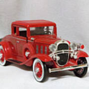 Vintage Model Fire Chiefcar Poster