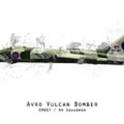 Vulcan Bomber Sketch - Xm607 Poster