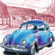 Vw Beetle Poster