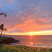 Wailea Sunset Poster