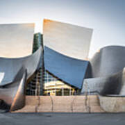 Walt Disney Concert Hall Building - Los Angeles, United States - Architecture Photography Poster
