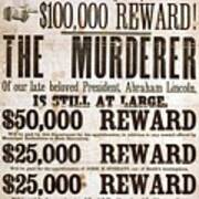 Wanted Poster For The Assassins Poster