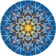 Warmth In The Cold Mandala Poster