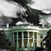 Washington Dc, White House Poster