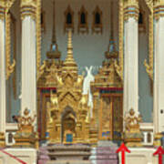 Wat Phrom Chariyawat Phra Ubosot Entrance Dthns0118 Poster