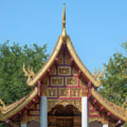 Wat San Sai Ton Kok Phra Ubosot Gable Dthcm1396 Poster