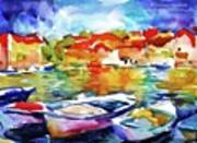 Watercolor Boats By Svetlana Novikova ( Poster