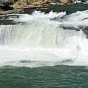 Waterfall At Ohiopyle State Park Poster