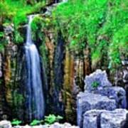 Waterfall At The Buttertubs, Swaledale Poster