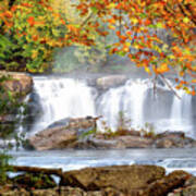 Waterfall In Rosendale Ny Poster