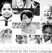 We All Smile In The Same Language Poster