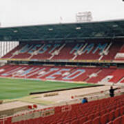 West Ham - Upton Park - South Stand 5 - March 2002 Poster
