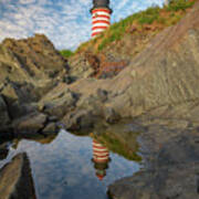 West Quoddy Head Reflections Poster