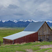 Wet Mountain Valley Barn Poster